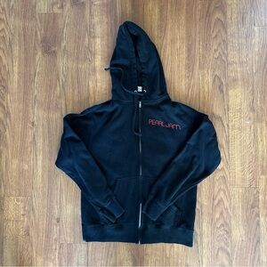 Pearl Jam Men’s Hoodie - Medium, Black with Red and White Logos